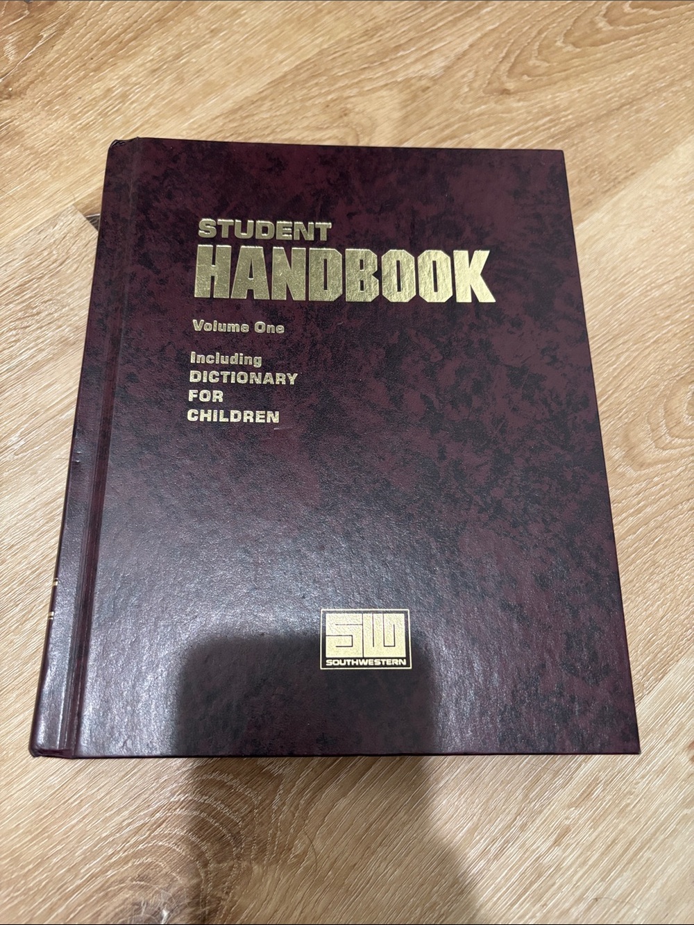 Student Handbook Dictionary Volume One - Maroon Hardcover with Gold Lettering